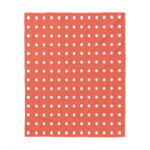 Orange och Vita Polka dots