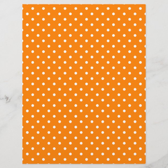 Orange och vita prickar (Framsida)