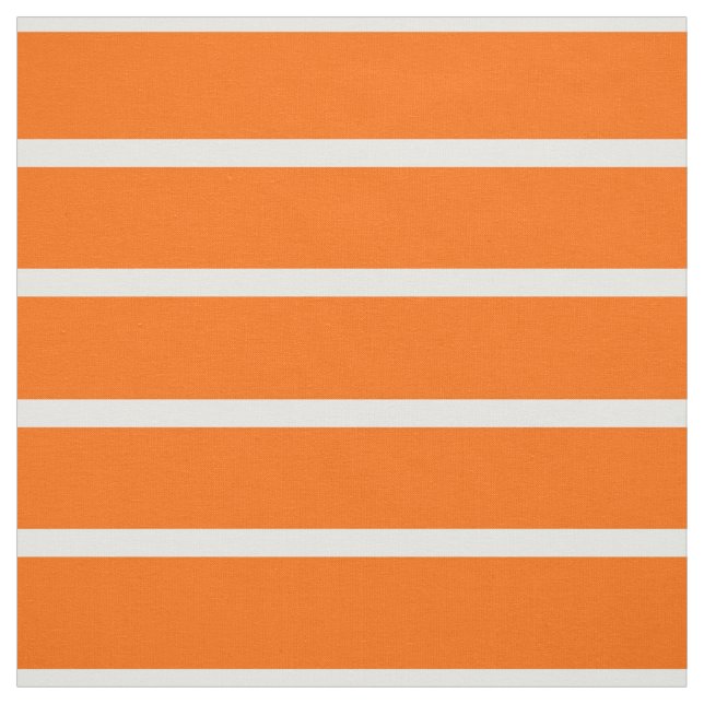 Orange och vita randiga design tyg (Provkarta)