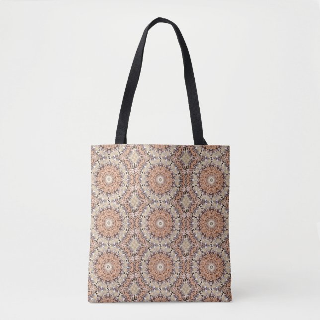 Orange och vitljus tygkasse (Framsida)
