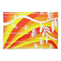 Orange och vitt botaniskt