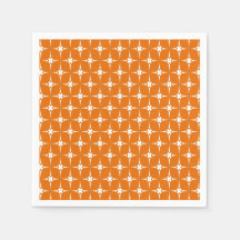 Orange Och Vitt Mönstrat