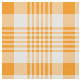 Orange och vitt skal tyg