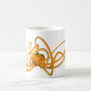 Orange Octopus Kaffemugg