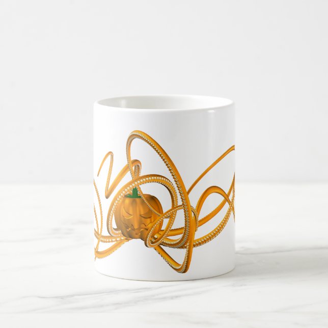 Orange Octopus Kaffemugg (Center)
