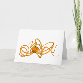 Orange Octopus Kort
