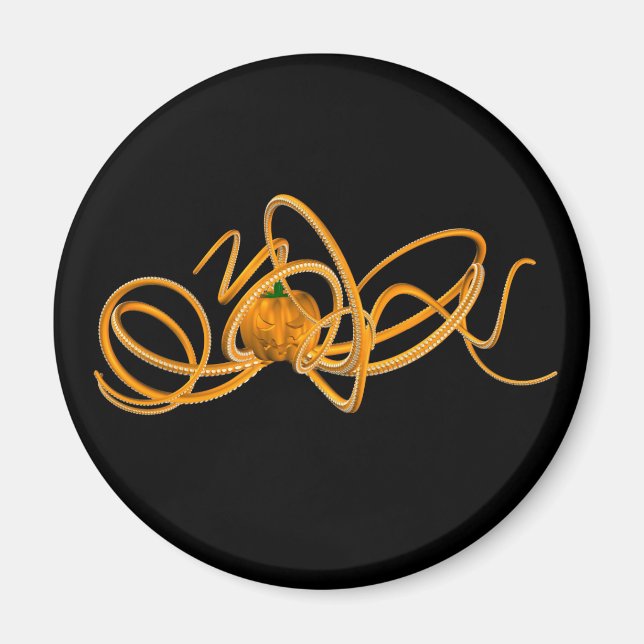 Orange Octopus Magnet (Framsidan)