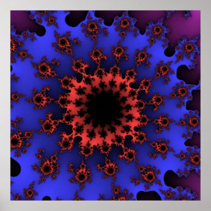 Orange ögaaffisch för beställnings- blått poster