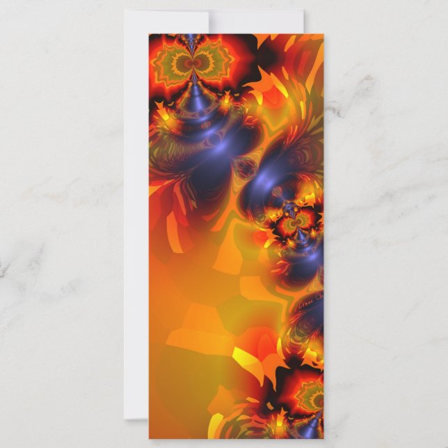 Orange Ögon Aglow - Guld & Violet Delight (Framsida)