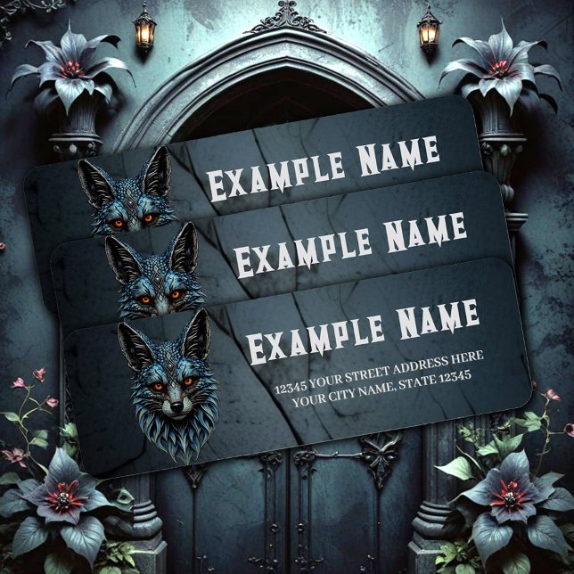 Orange ögon, coola päls: Den bländande räven. Returadress Etikett (Skapare uppladdad)