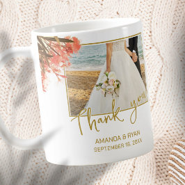 Orange Oleander Blommor Foto Tack Bröllop  Kaffemugg