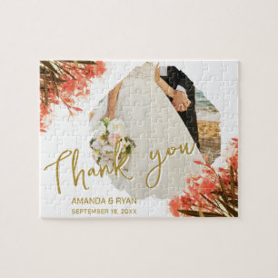 Orange Oleander Flowers Foto Tack Bröllop Pussel