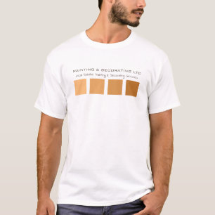 Orange, Ombre-rutor, Painter & Decorator Advert T Shirt