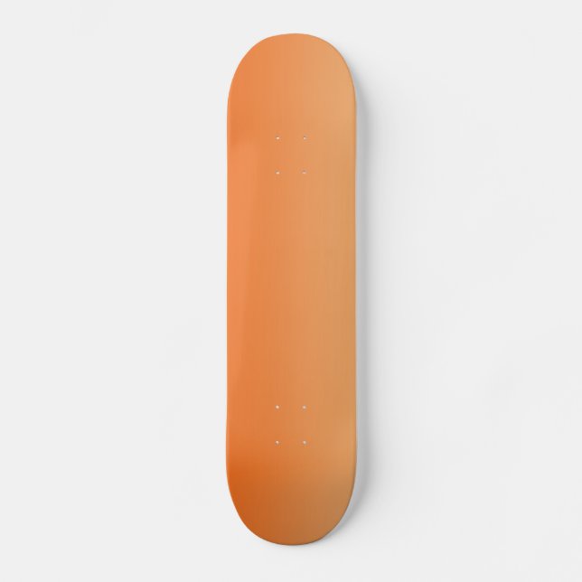 Orange Ombre Skateboard Bräda 20,5 Cm (Framsida)