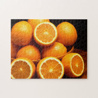 Orange orangefrukt pussel