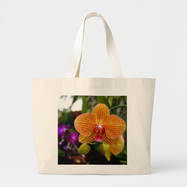 Orange Orchid Jumbo Tygkasse (Framsidan)