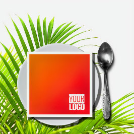 orange övertoning lägga till logotyp blöjor pappersservett