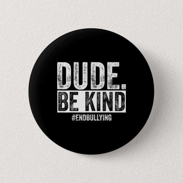 Orange på "Kindness Day Unity Day" Ingen mobbning Knapp (Framsida)