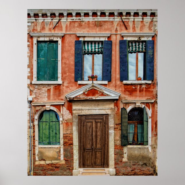 ORANGE PAINTED BUILDING FACADE POSTER (Framsidan)