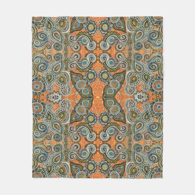 orange paisley filt (Framsidan)