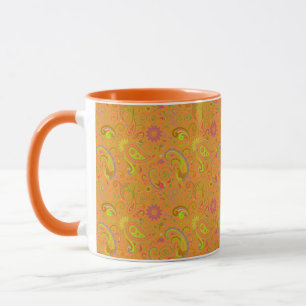 Orange paisley motsvarar "Orange paisley" på svens Mugg