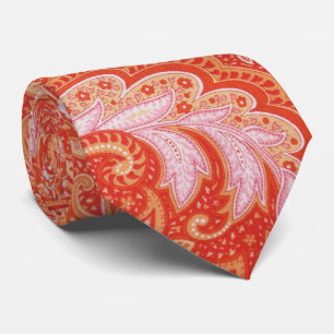 Orange Paisley Slips