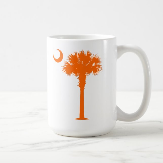 Orange Palmetto Kaffemugg (Höger)