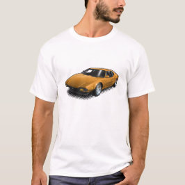 Orange Pantera på vitT-tröja T Shirt