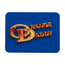 Orange pappa 3D Magnet