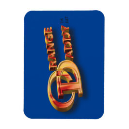 Orange pappa 3D Magnet