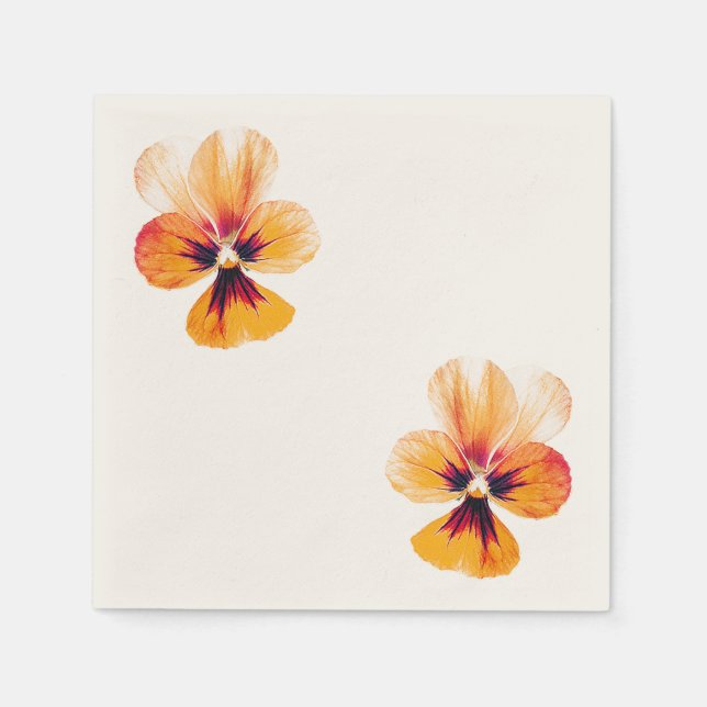 orange pappersservett (Framsidan)