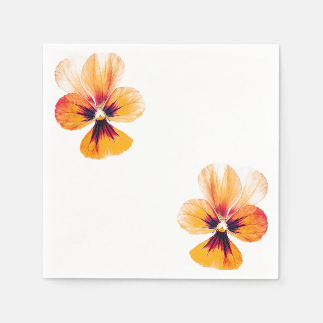 orange pappersservett (Framsidan)