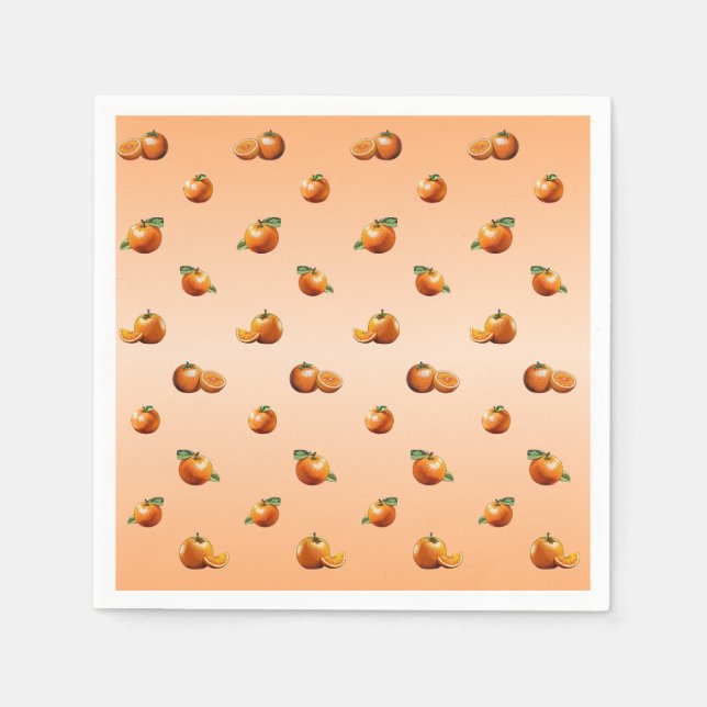 Orange Pappersservett (Framsidan)