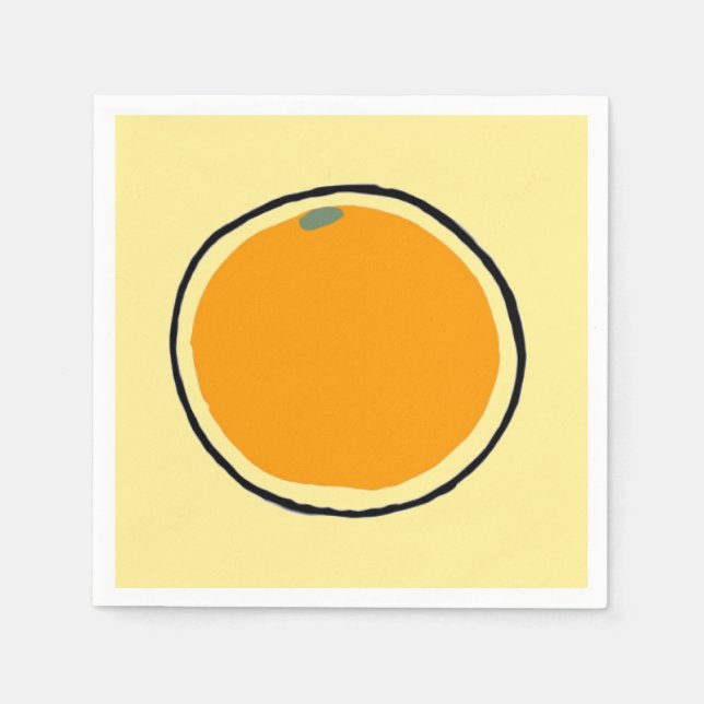 Orange Pappersservett (Framsidan)