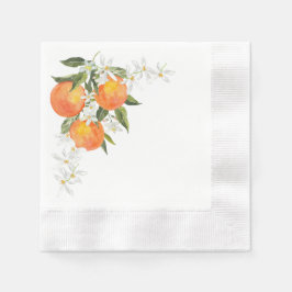 Orange pappersservett