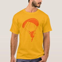 Orange Paraglidingskälmskt naturväxenTshirt