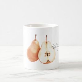 Orange Päron Kaffemugg