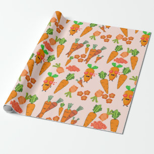 Orange Party Carrot Presentpapper