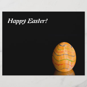 Orange Påsk ägg Reklamblad
