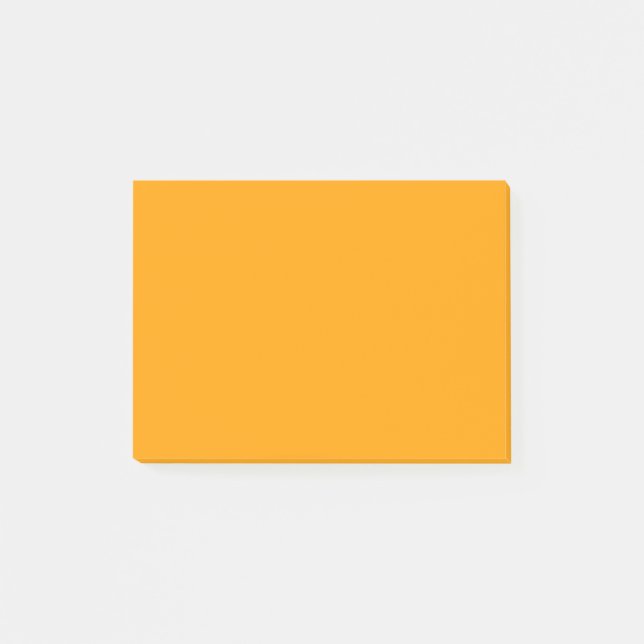 Orange Peel Solid Färg Post-it Block (Framsida)