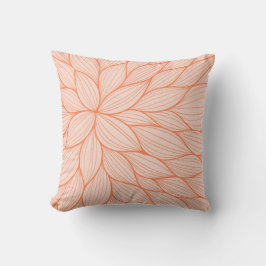 Orange Petal Watercolor Pillow Kudde