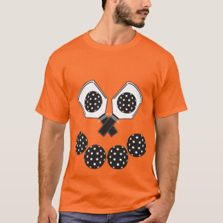 Orange Pickleball Jackolantern T Shirt