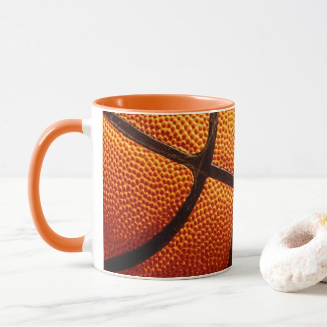Orange Pimply Basketboll, Kaffe Kopp (Med munk)