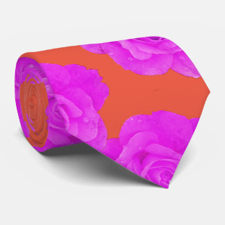 Orange Pink Purple Floral Rose Modern Gift Favor Slips