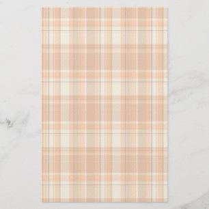 Orange pläd brevpapper