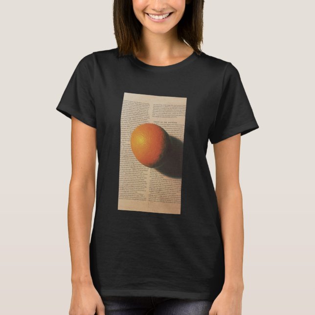 Orange Planet - form för Universe T-Shirt (Framsida)