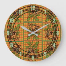 Orange Play Blommigt Cutout