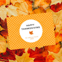 Orange Play Simple Happy thanksgiving Höst