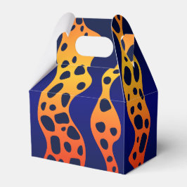 Orange Poison Dart Frog Mönster Gift Box Presentaskar