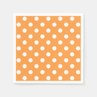 Orange Polka Dot Mönster